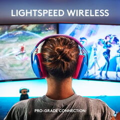 „Logitech G435 LIGHTSPEED“ ir „Bluetooth“ belaidės žaidimų ausinės – lengvos ant ausinių uždedamos ausinės, įmontuoti mikrofonai, 18 val. baterija, suderinama su „Dolby Atmos“, kompiuteriu, PS4, PS5, mobiliuoju, juoda цена и информация | Наушники | pigu.lt