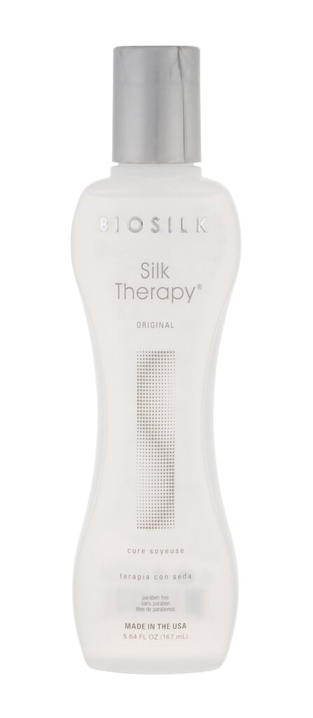 Plaukų šilkas Biosilk Silk Therapy, 167 ml цена и информация | Priemonės plaukų stiprinimui | pigu.lt