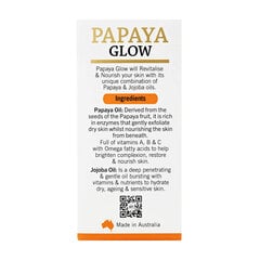 P'ure papaya glow rejuvenating face oil – jauninantis veido aliejus 20ml kaina ir informacija | Veido aliejai, serumai | pigu.lt