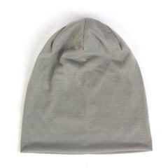 (C4 pilka) Aukštos kokybės Unisex Beanie Skrybėlė moterims pavasario ir rudens Vyrų kepurės Vienspalvės mados Hip Hop Skullies Beanies Kepuraitė цена и информация | Женские шапки | pigu.lt