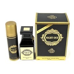 Parfumuotas vanduo Night Oud Fragrance World vyrams EDP, 80 ml kaina ir informacija | Kvepalai vyrams | pigu.lt