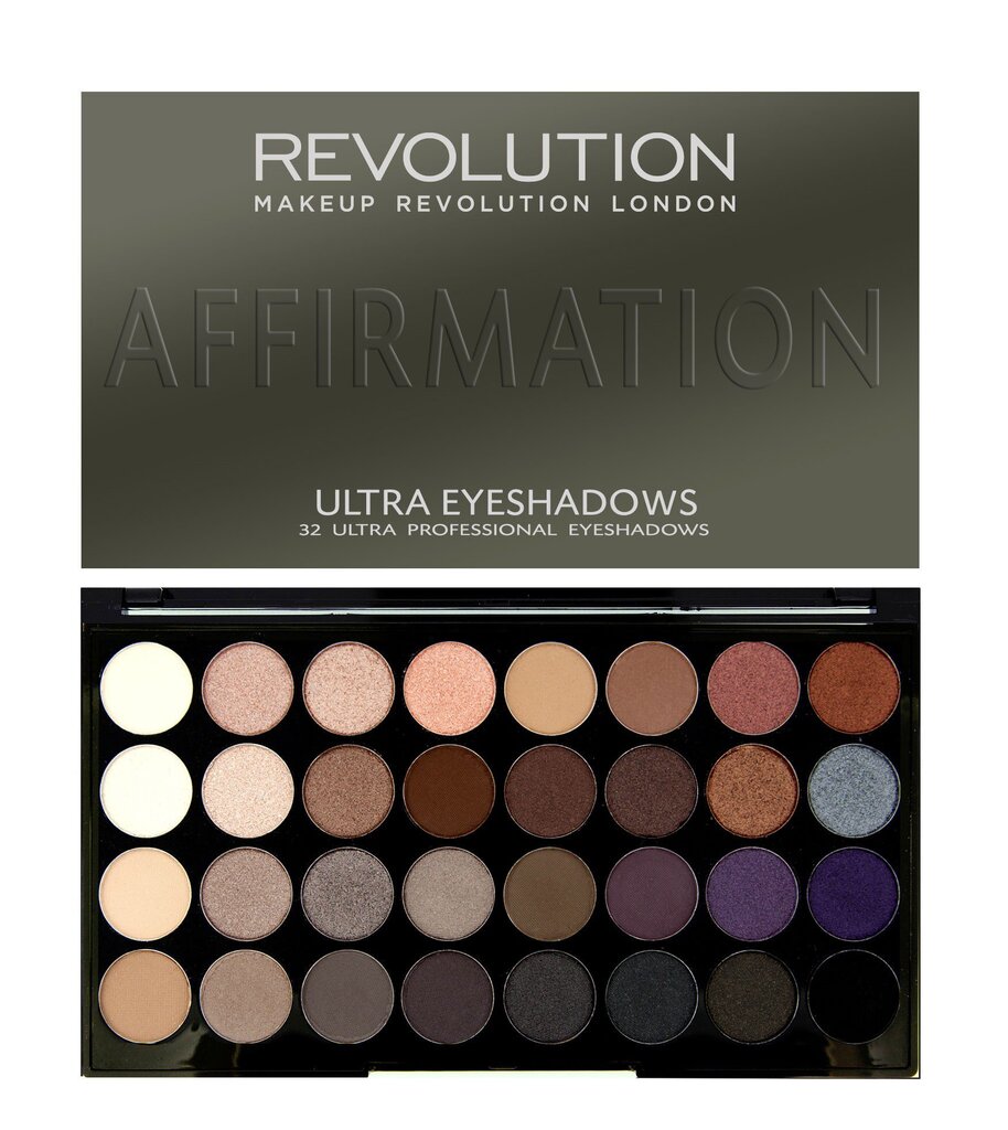 Akių šėšėlių paletė Makeup Revolution Affirmation 30 g цена и информация | Akių šešėliai, pieštukai, blakstienų tušai, serumai | pigu.lt