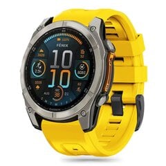 TECH-PROTECT SILIKONAS GARMIN FENIX 5X | 5X PLUS | 6X | 6X PRO | 7X | 8 (51 MM) GELTONAS kaina ir informacija | Išmaniųjų laikrodžių ir apyrankių priedai | pigu.lt