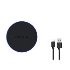 Belaidžio įkroviklio padėklas, skirtas iPhone 14 13 12 11 Pro XS Max Induction Qi Fast Wireless Type C įkrovimo stotelė, skirta Samsung S23 XiaomiBlack kaina ir informacija | Elementų krovikliai | pigu.lt