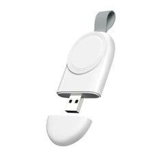 Nešiojamas belaidis įkroviklis skirtas Apple laikrodžių serijai 6 SE 5 4 3 2 1 44 mm/40 mm įkrovimo stotelės stovas USB įkroviklis IWatch 44 mm baltas kaina ir informacija | Elementų krovikliai | pigu.lt