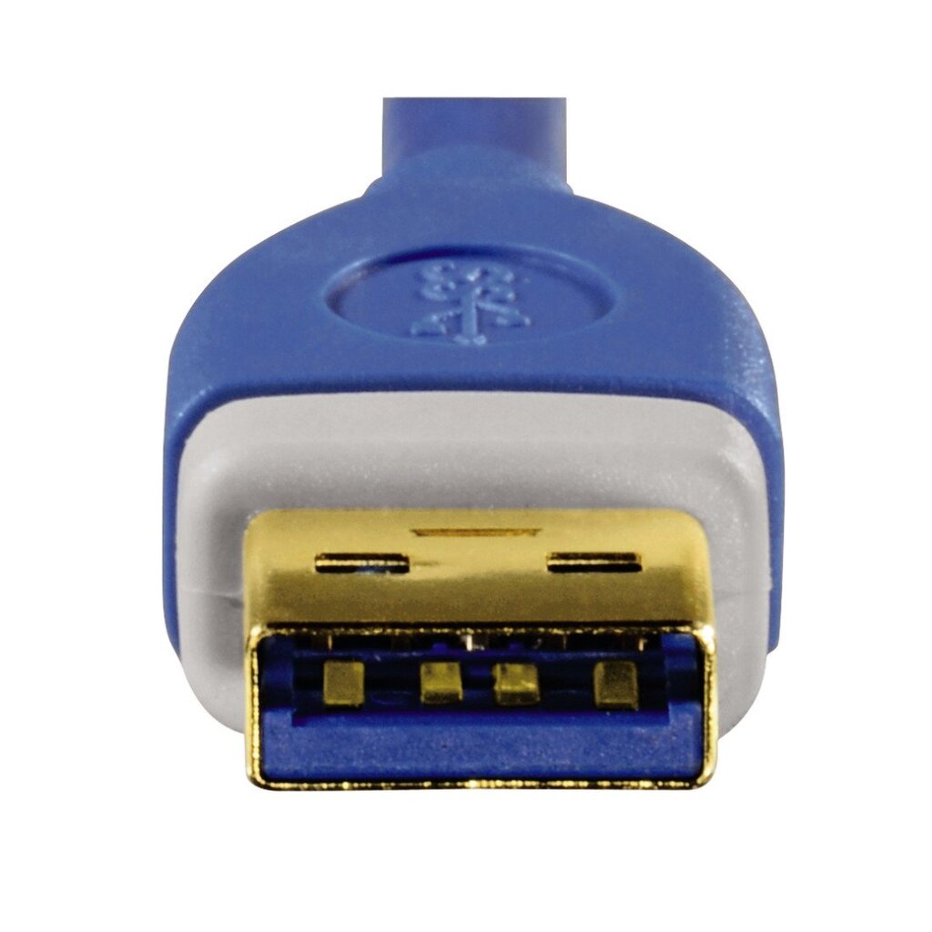 USB kabelio ilgiklis Hama 00039674 USB 3.0, 1.8m, mėlyna kaina ir informacija | Kabeliai ir laidai | pigu.lt