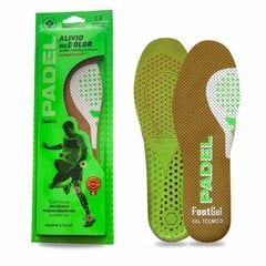 Vidpadžiai Footgel Plantilla Padel Talla, dydis 39-42 kaina ir informacija | Kompiuterių aušinimo ir kiti priedai | pigu.lt