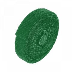 Daugiafunkcinė Velcro tvirtinimo juosta Bradas ROLKA T, 9,5 mm x 2 m, green цена и информация | Садовые инструменты | pigu.lt