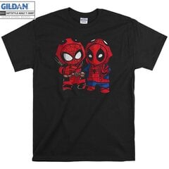 Marvel Spider-man And Deadpool T-shirt kaina ir informacija | Vyriški marškinėliai | pigu.lt