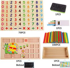 Montessori matematikos žaislas Awonlate kaina ir informacija | Lavinamieji žaislai | pigu.lt