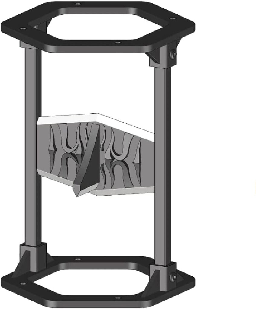 Revneey Mechaninė skaldykla 20x23x32 cm kaina ir informacija | Sodo įrankiai | pigu.lt