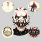 Scary Dead Zombie Head Mask Latex Creepy Halloween kostiumų vakarėlis Cosplay Siaubo kruvinas rekvizitas suaugusiems kaina ir informacija | Veido kaukės, paakių kaukės | pigu.lt