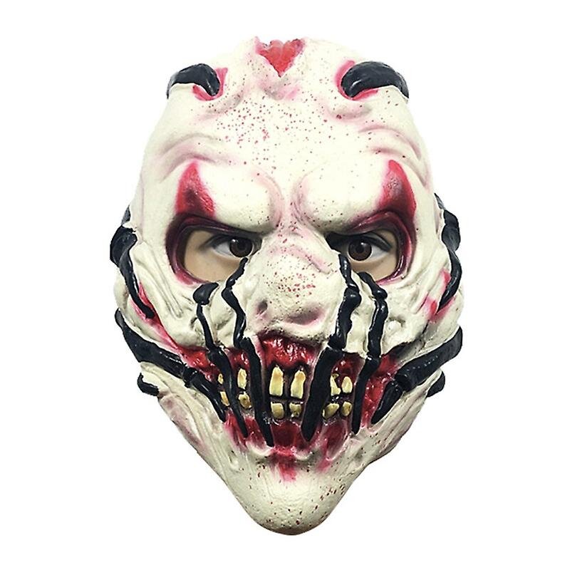 Scary Dead Zombie Head Mask Latex Creepy Halloween kostiumų vakarėlis Cosplay Siaubo kruvinas rekvizitas suaugusiems kaina ir informacija | Veido kaukės, paakių kaukės | pigu.lt