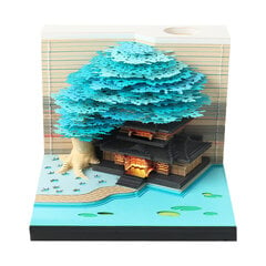 (Garden2)Omoshiroi Block 3D Notepad Cubes 190 Sheets Treehouse Led Atmintinių bloknotas 3D kalendorius Castle 3D Note Popierius dų Naujųjų Metų dovanos 2024 m. kaina ir informacija | Kalėdinės dekoracijos | pigu.lt