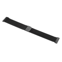 Bendra laikrodžio apyrankė, 18 mm nerūdijančio plieno magnetinė sugėrimo kilpa, metalinis tinklelis, greitai atleidžiamas laikrodžio dirželis, skirtas Asus Zenwatch 2 Black kaina ir informacija | Išmanieji laikrodžiai (smartwatch) | pigu.lt