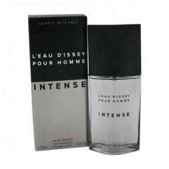 Мужская парфюмерия L'eau D'issey Homme Intense Issey Miyake EDT: Емкость - 125 ml цена и информация | Мужские духи | pigu.lt