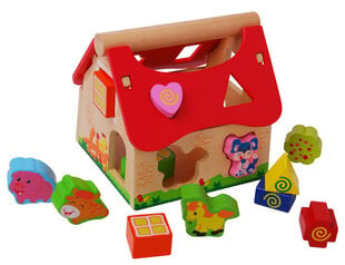 Деревянный дом цена и информация | Игрушки для малышей | pigu.lt