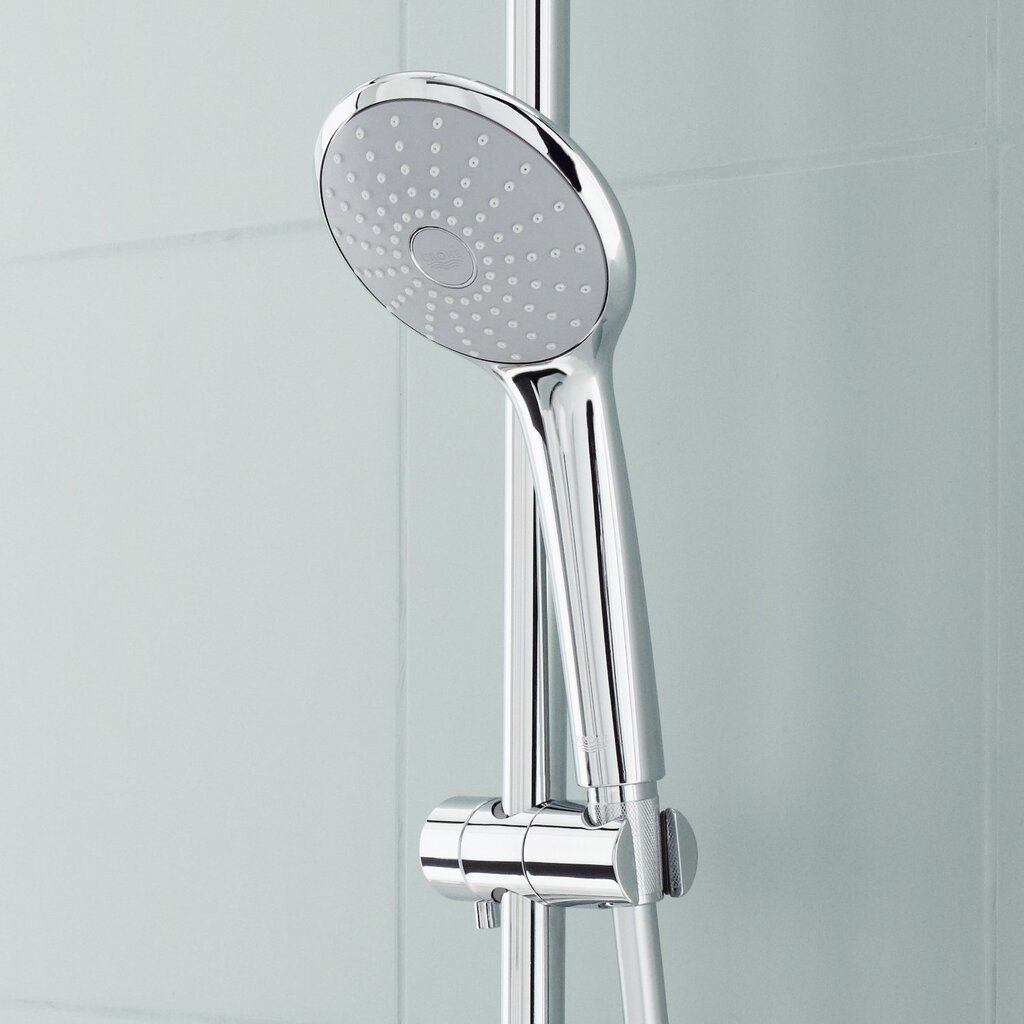 GROHE Euphoria 110 Massage dušo komplektas su stovu (600 mm), 3 skirtingos srovės 27231001 kaina ir informacija | Dušo komplektai ir panelės | pigu.lt