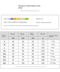 2Xl Mėlyni Naminių Gyvūnėlių Drabužiai Lietpaltis Pu Neperšlampami Lauko Dideli Drabužiai Šunims Šviesą Atspindintys kaina ir informacija | Drabužiai šunims | pigu.lt