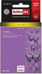 Activejet AB-985YN (Brother LC985Y), желтый цена и информация | Картриджи для струйных принтеров | pigu.lt