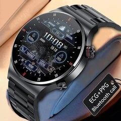 2024 m. naujas „Smart Watch Men“ vandeniui atsparus išmanusis laikrodis „Bluetooth“, skirtas „iOS Android“. цена и информация | Смарт-часы (smartwatch) | pigu.lt