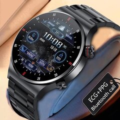 2024 m. Naujas „Smart Watch Men“ vandeniui atsparus išmanusis laikrodis „Bluetooth“, skirtas „iOS Android“. цена и информация | Смарт-часы (smartwatch) | pigu.lt