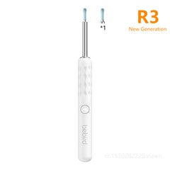 (R3 baltas) Ausų valiklis X3 R3 Smart Visual Ear Sticks Otoscope 300W Endoskopas vaško šalinimo įrankis Earpick Mini Camera Health Care Ausų vaško šalinimo rinkiniai цена и информация | Массажеры | pigu.lt