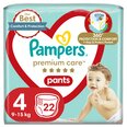 Sauskelnės-kelnaitės PAMPERS Premium Care Pants, 4 dydis, 22 vnt.