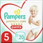 Sauskelnės-kelnaitės PAMPERS Premium Pants, 5 dydis, 12-17 kg, 20 vnt. kaina ir informacija | Sauskelnės | pigu.lt