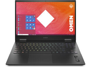 HP Omen 15-ek0830no|Intel® Core™ i7-10750H| NVIDIA® GeForce RTX™ 2070 8 GB| 16 GB RAM| 1 TB SSD| 39.6, FHD 1920x1080, 300 Hz, 3 ms, IPS, AG| Intel® Wi-Fi 6 + Bluetooth® 5|Full-size, RGB backlit, Anti-Ghosting Keyboard|Windows 11 Pro|Atnaujintas/Renew цена и информация | Ноутбуки | pigu.lt