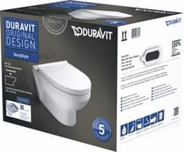 Pakabinamas klozetas Duravit DuraStyle Basic Rimless цена и информация | Klozetai | pigu.lt