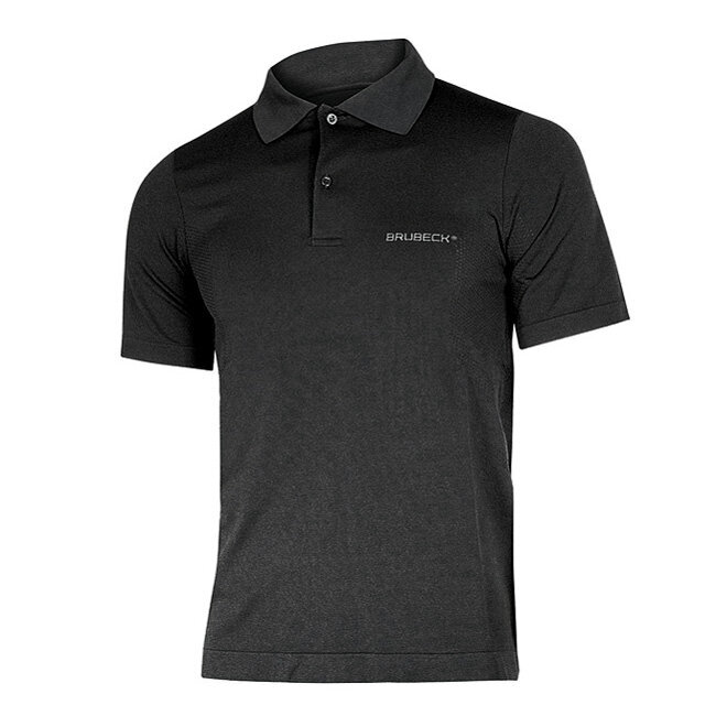 Termo marškinėliai vyrams Brubeck Prestige,juodi kaina ir informacija | Vyriški termo apatiniai | pigu.lt