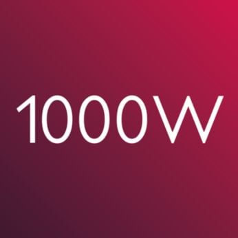 1 000 W galia – puikūs rezultatai