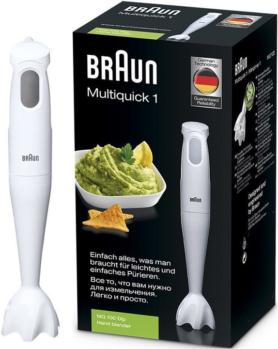 Braun MQ 100 Dip 450 W rankinis trintuvas baltas