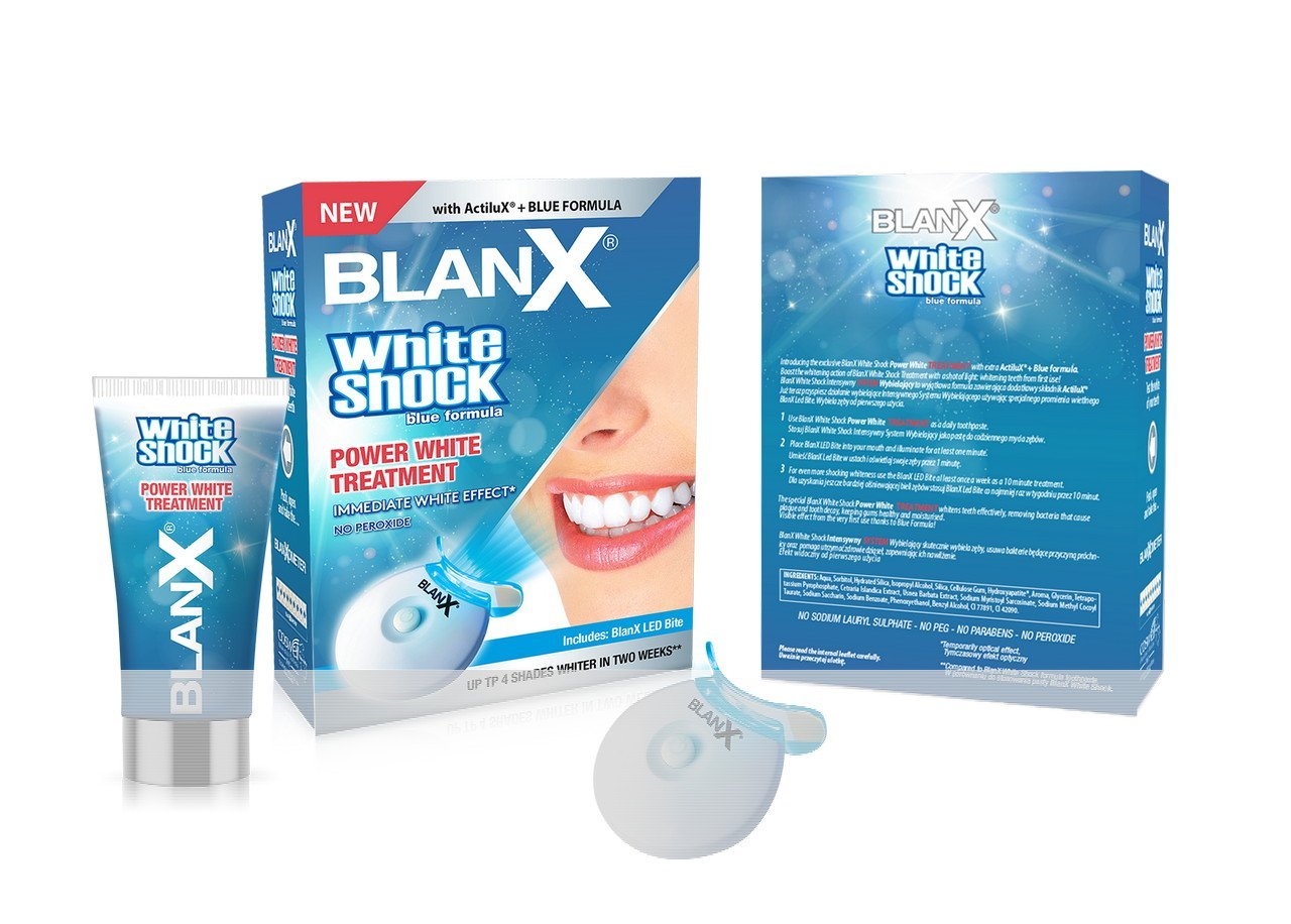 Blanx White Shock Treatment 50ml + BlanX Led Bite (intensywny system wybielajÄcy)