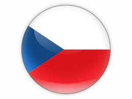 Round icon. Illustration of flag of Czech Republic
