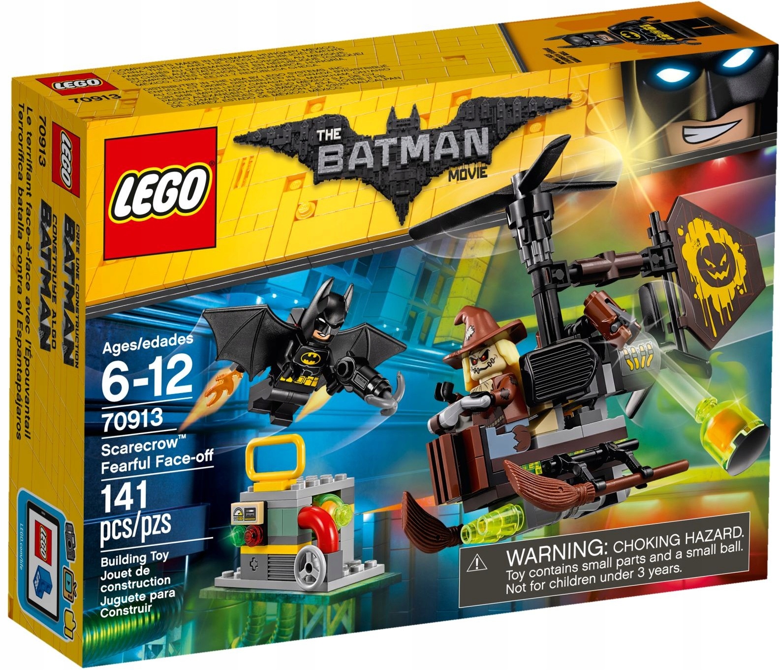 70913 LEGO® Batman Scarecrow Fearful Face-off цена | pigu.lt