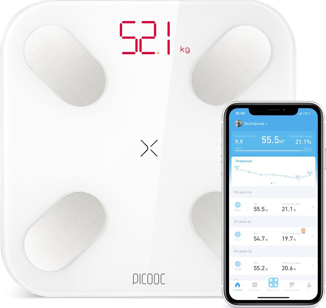 PICOOC Mini Smart Scale (Black)