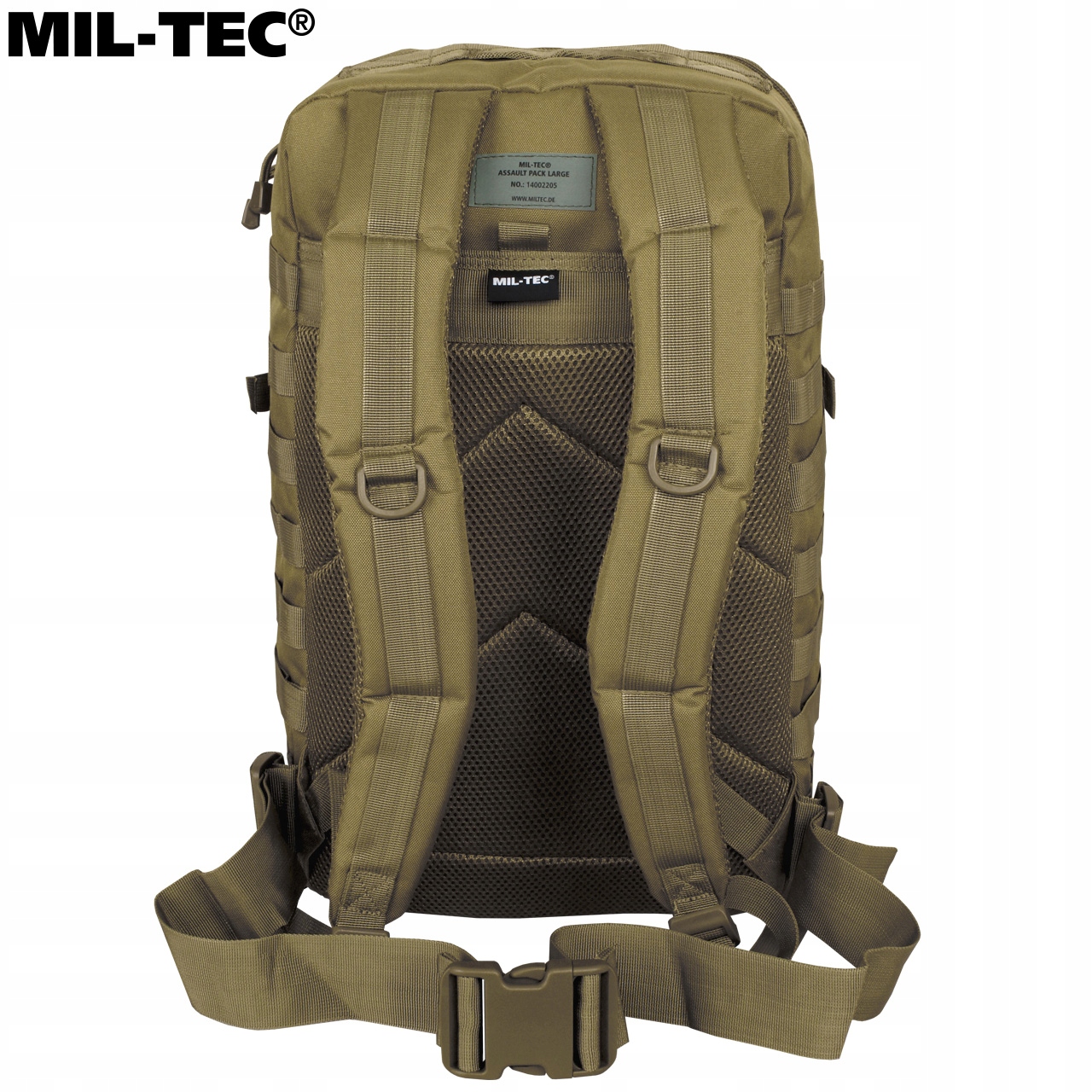 PLECAK WOJSKOWY TAKTYCZNY MILITARNY MIL-TEC ASSAULT TURYSTYCZNY 36L COYOTE Model Assault Pack