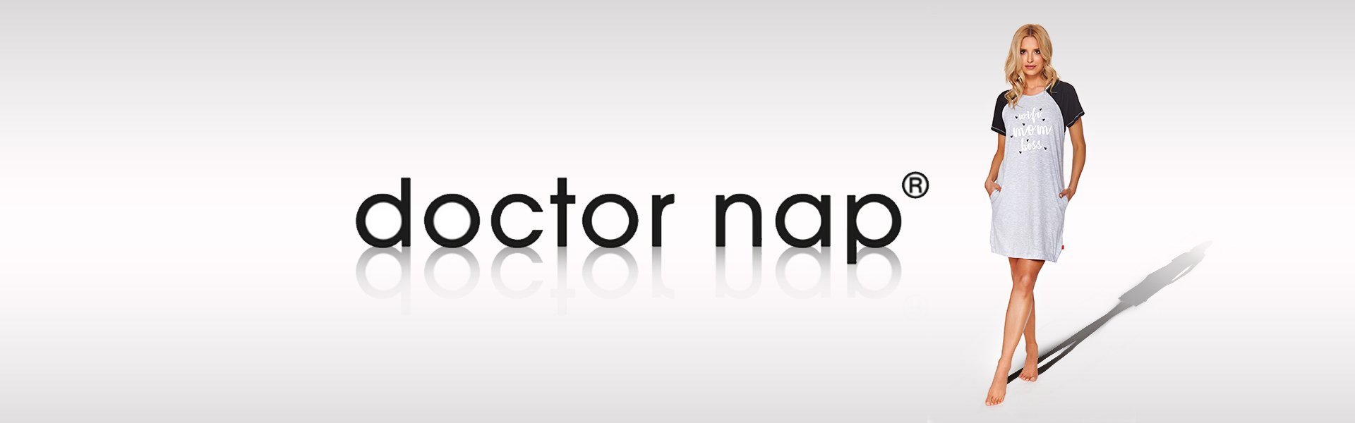 Medvilninis Doctor Nap chalatas su užtrauktuku OC-121                             Doctor Nap