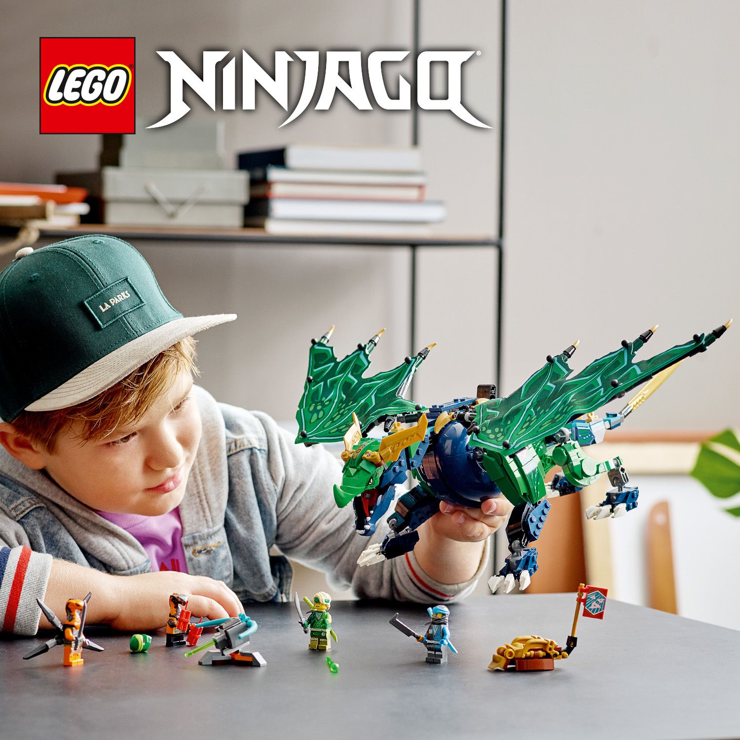 Stulbinantis NINJAGO® drakono konstravimo rinkinys