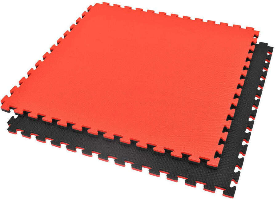 PUZZLE MAT red and black 