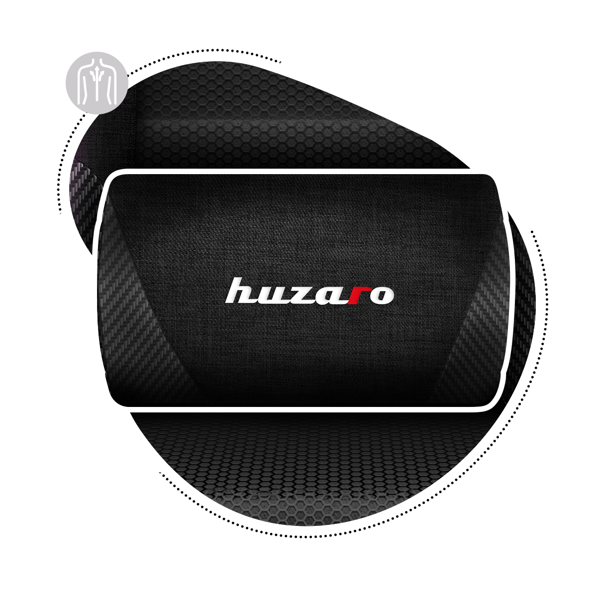 Poduszka lędźwiowa do fotela gamingowego Huzaro Ranger 6.0 RGB