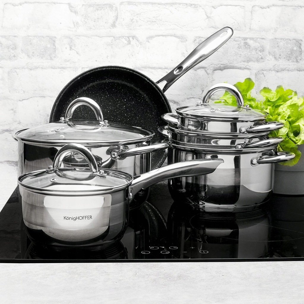 KonigHOFFER Faro set of pots and frying pan 12 el.