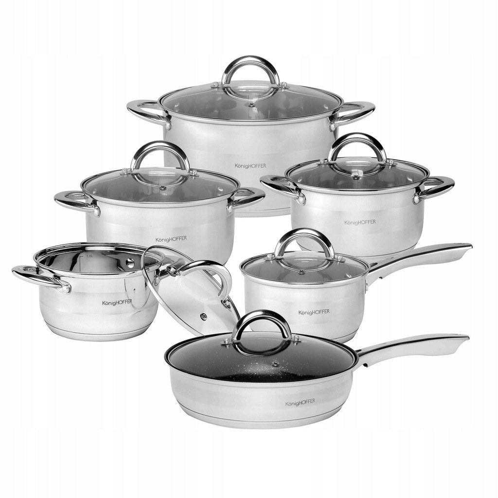 KonigHOFFER Faro set of pots and frying pan 12 el.