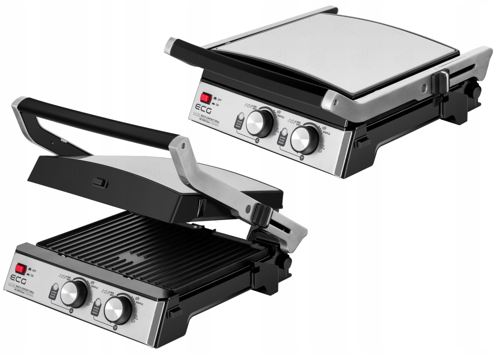 ECG KG 2033 Duo Grill & Waffle - Contact grill