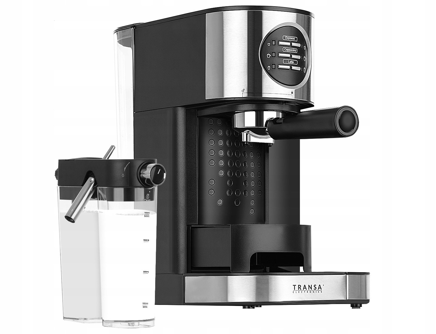PRESSURE kavos aparatas 1470W 15bar Frother iš Transa Electronics