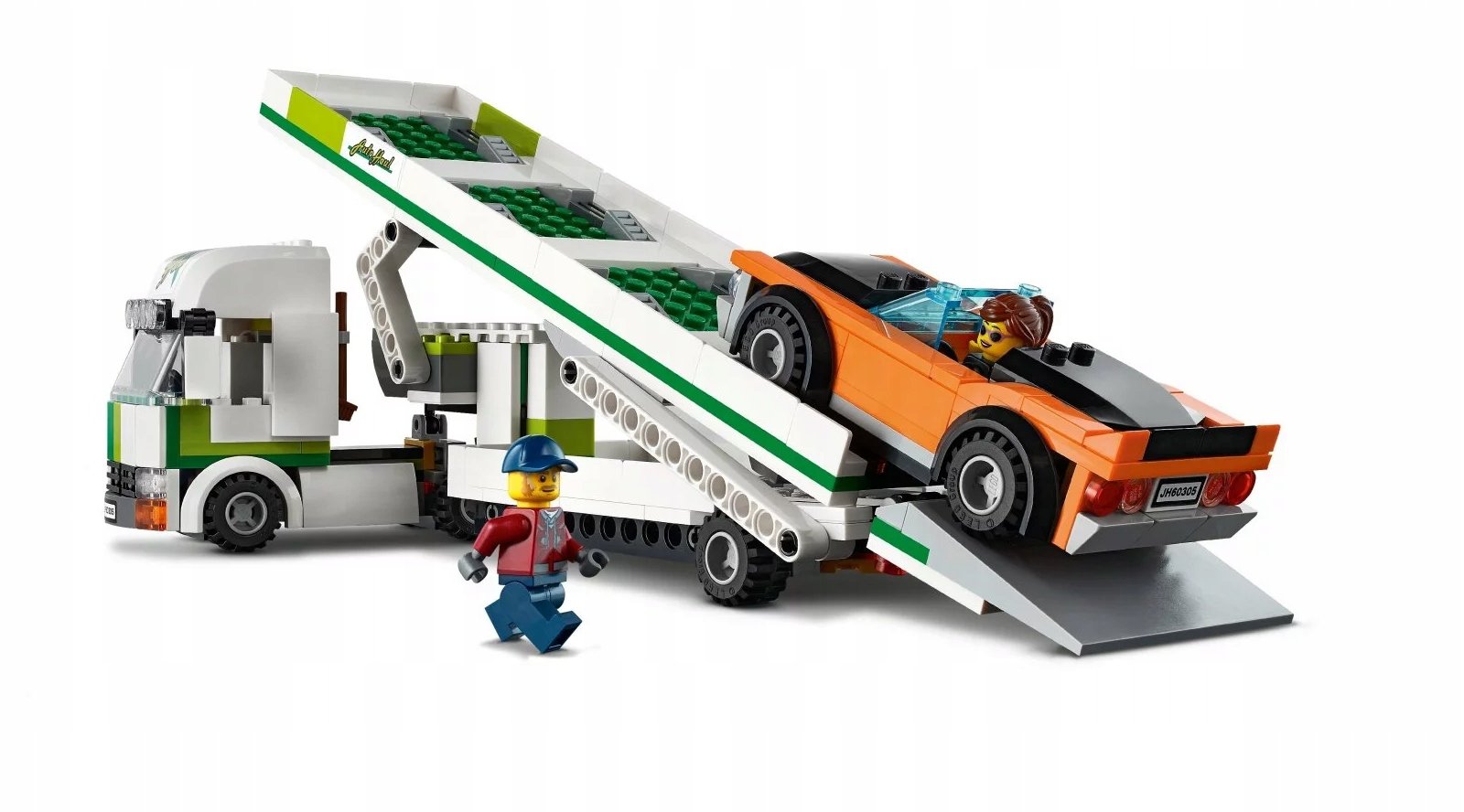 LEGO CITY LAWETA Sunkvežimio TRANSPORTER AUTO 60305 Nėra herojaus