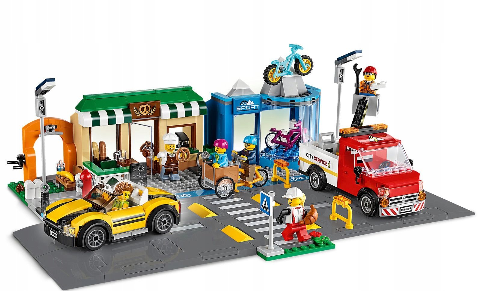 LEGO CITY 60306 Shopping Street Prekės numeris 60306