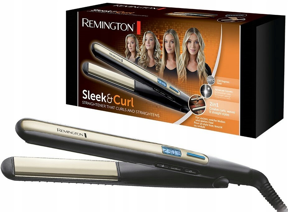 PLAUKŲ tiesinimo priemonė REMINGTON S6500 Sleek Curl